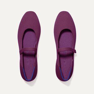 Rothy's The Square Mary Jane - Plum Size 9 - brand new, never worn